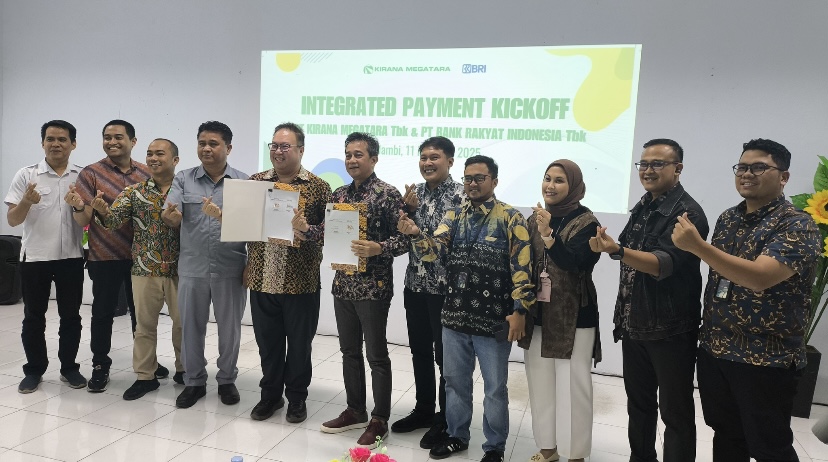 Kirana Megatara dan BRI Perkuat Sistem Pembayaran Digital Petani Karet Jambi