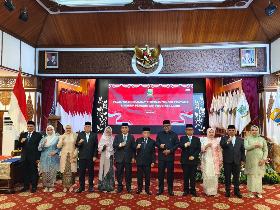 Lantik Lima Pejabat Pimpinan Tinggi Pratama, Al Haris Tekankan Penguatan Kinerja - Integritas
