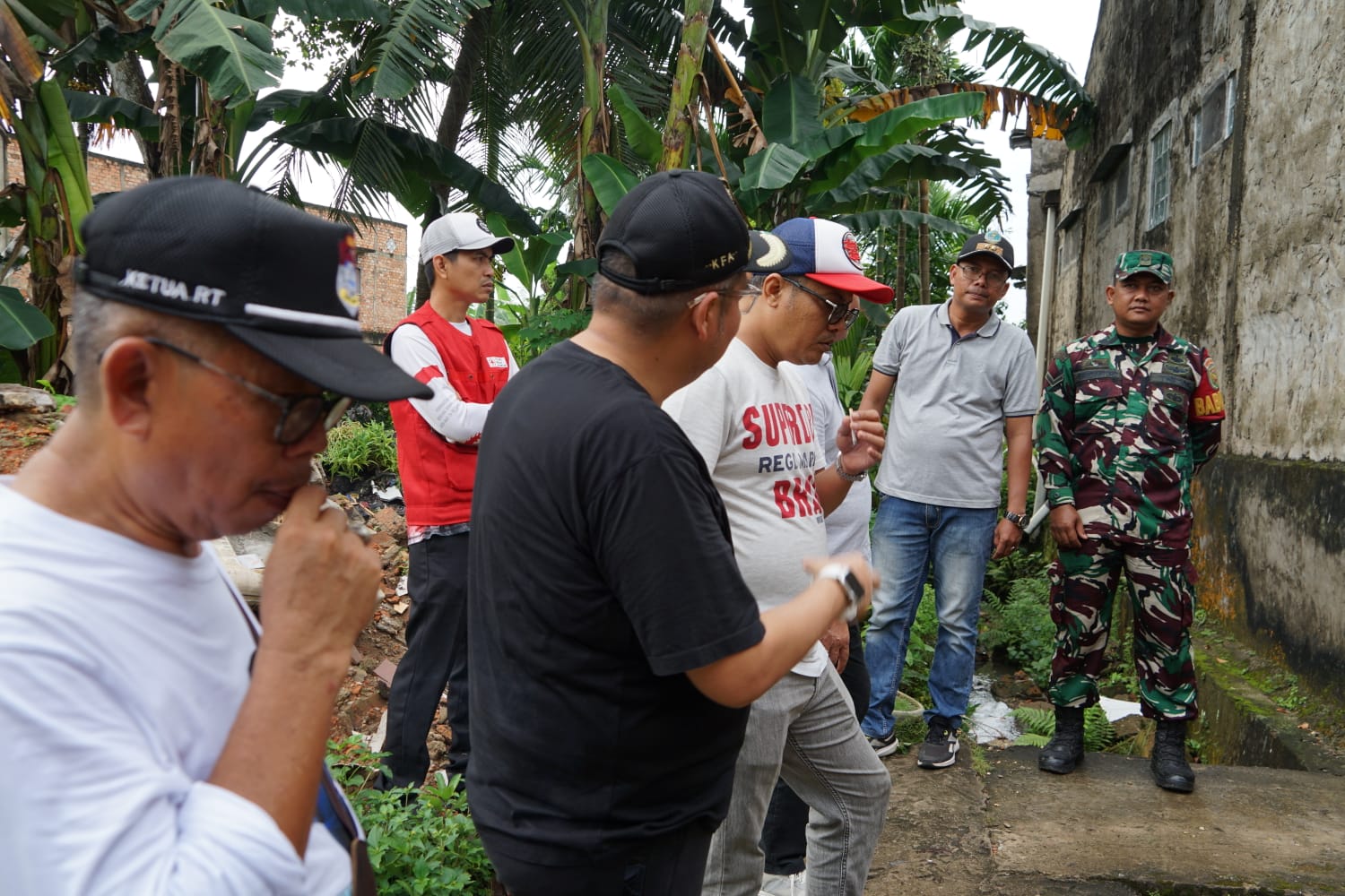 Dinding Penahan Longsor, Ketua DPRD Jambi Tinjau Lokasi Rawan Bencana
