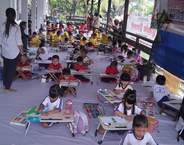 Lomba Mewarnai di MPRJ Tanamkan Semangat Kebangsaan Sejak Dini