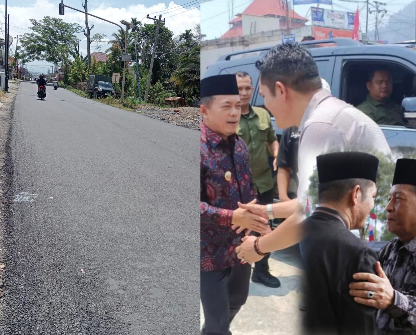 Jalan Provinsi Di Sungai Penuh Diaspal, Antos: Terima Kasih Pak Gubernur Haris