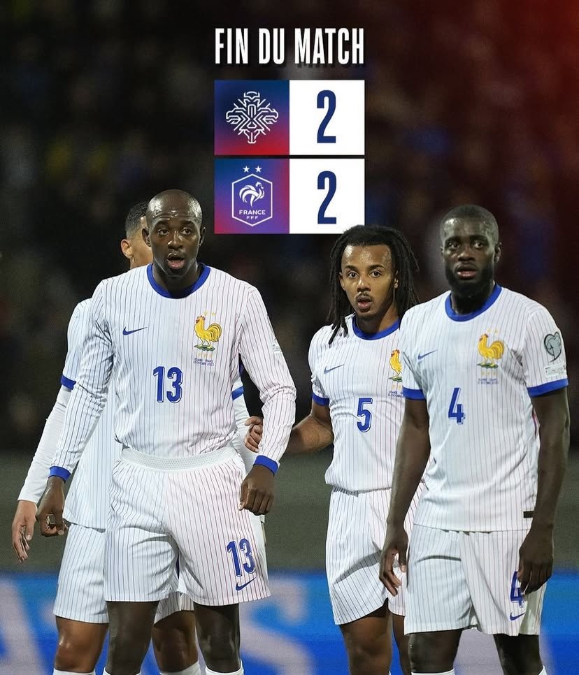 Kualifikasi Piala Dunia 2026 Zona Eropa, Islandia Imbangi Prancis 2-2