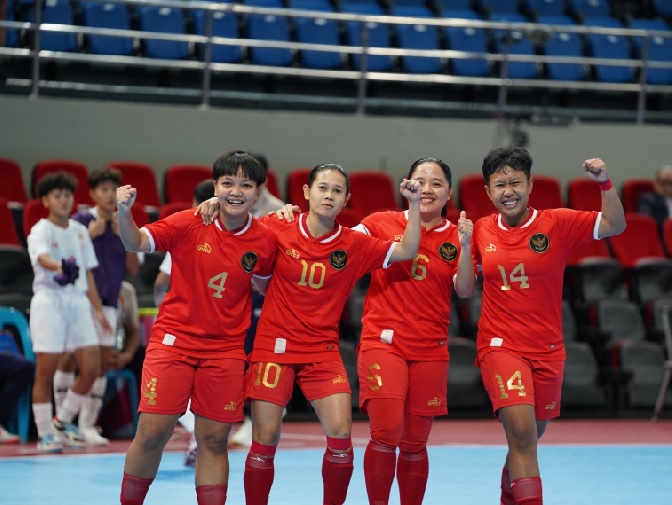 Gebuk Myanmar 4-1, Timnas Futsal Putri Raih Posisi Ketiga