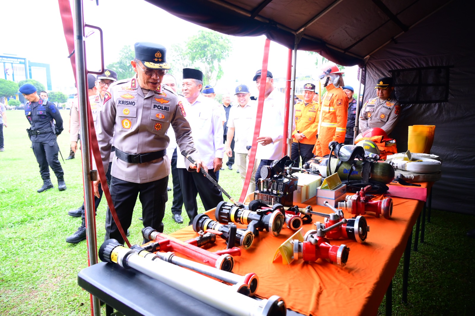 Apel Kesiapsiagaan Karhutla dan Pengendalian Massa, Kapolda Jambi Tekankan Respons Cepat dan Terukur