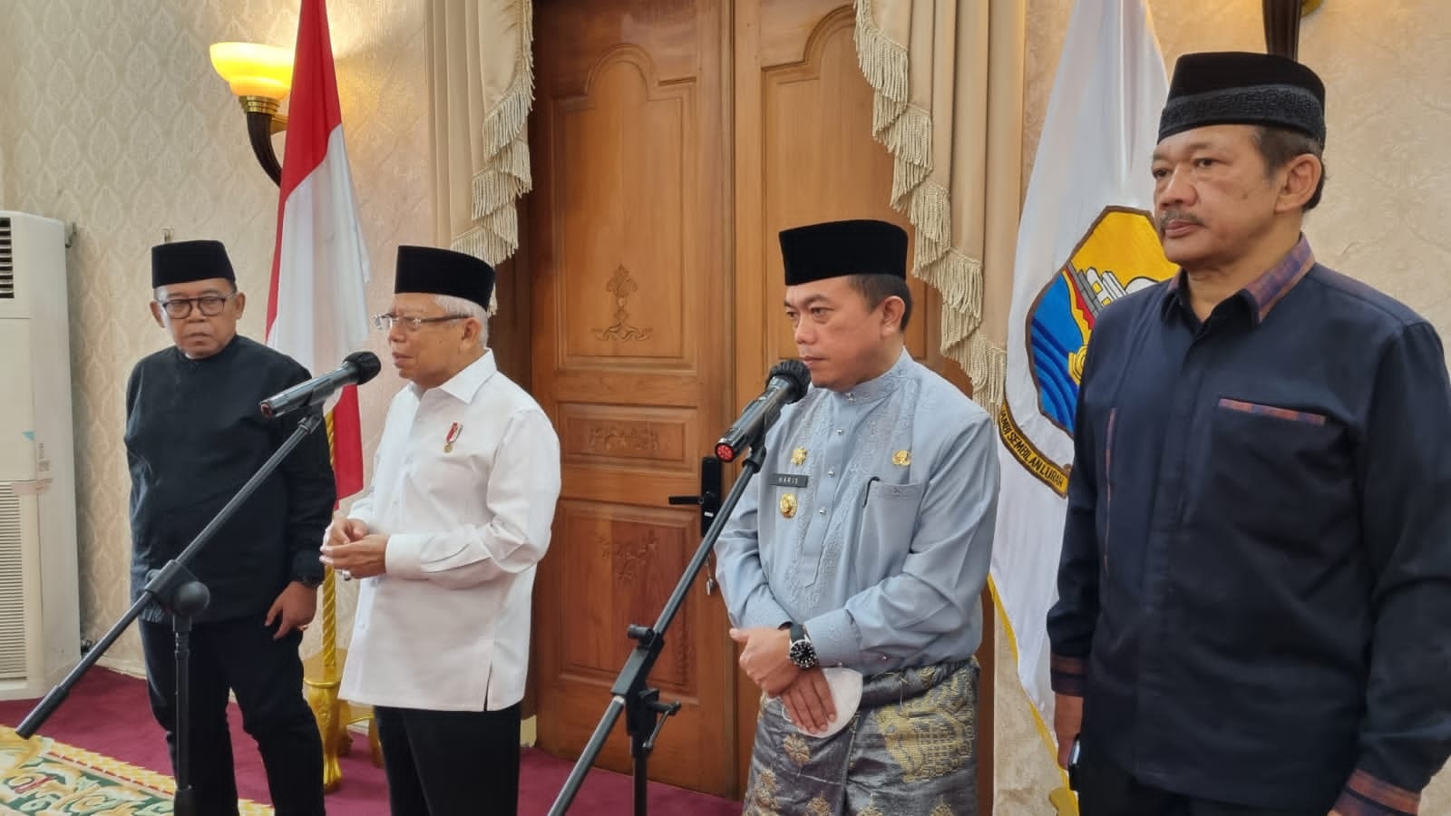 Al Haris Siap Dukung Berkembangnya Ekonomi Syariah di Jambi, Wapres Ma’ruf Amin Kunker di Jambi