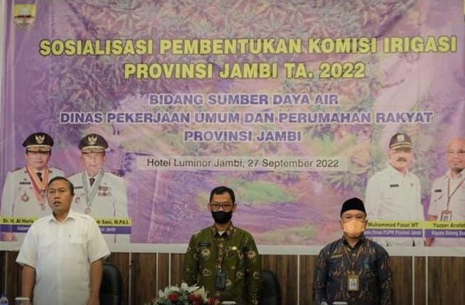 Sosialisasi Pembentukan Komisi Irigasi (KOMIR) Provinsi Jambi 2022