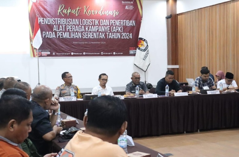 Pj Bupati Merangin Buka Rakor Pendistribusian Logistik Pilkada 2024