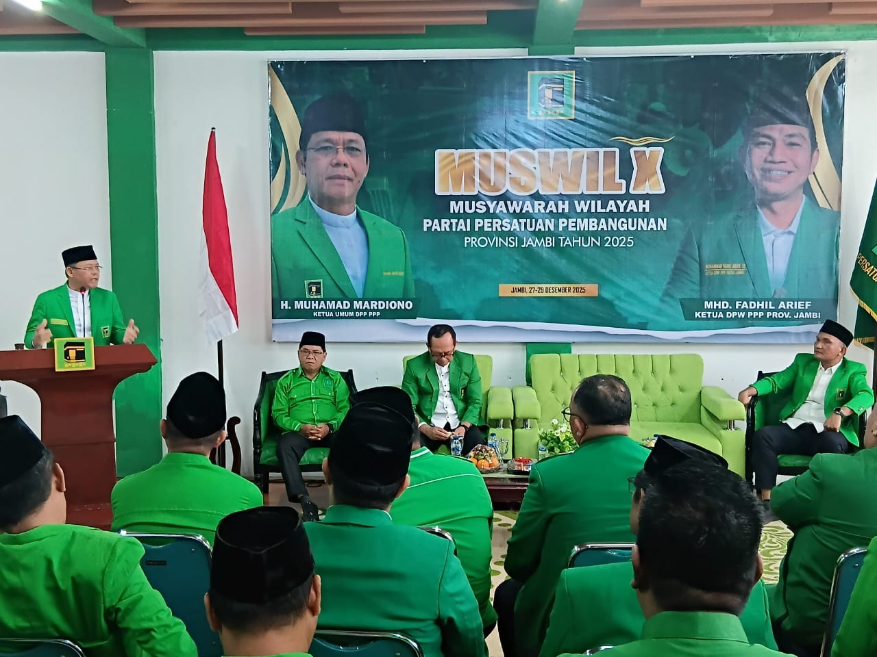 Digelar Sederhana, Mardiono Buka Muswil PPP Jambi