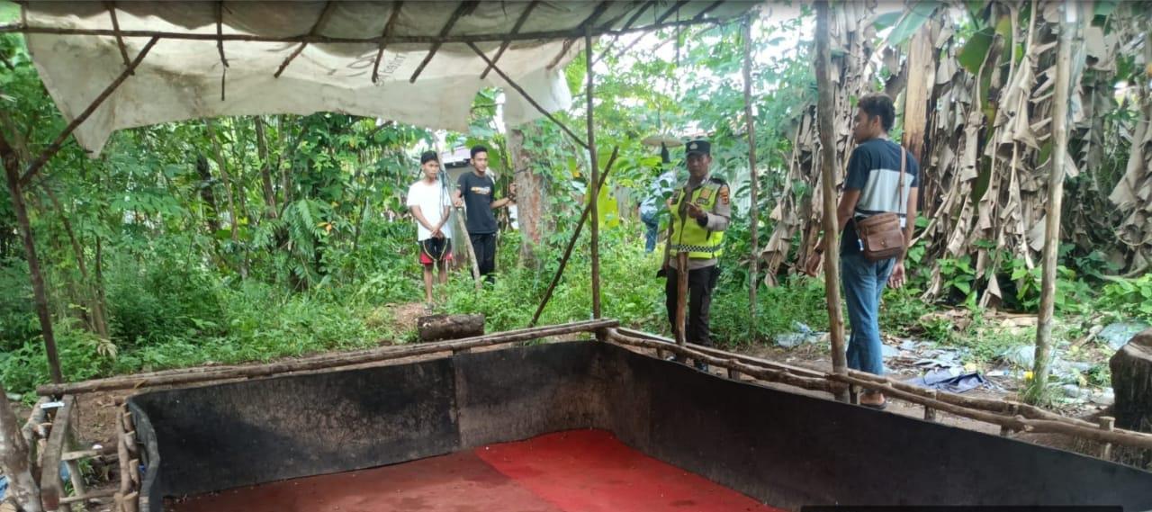 Digerebek Polisi, Tukang Judi Sabung Kabur, 11 Ekor Ayam Diamankan