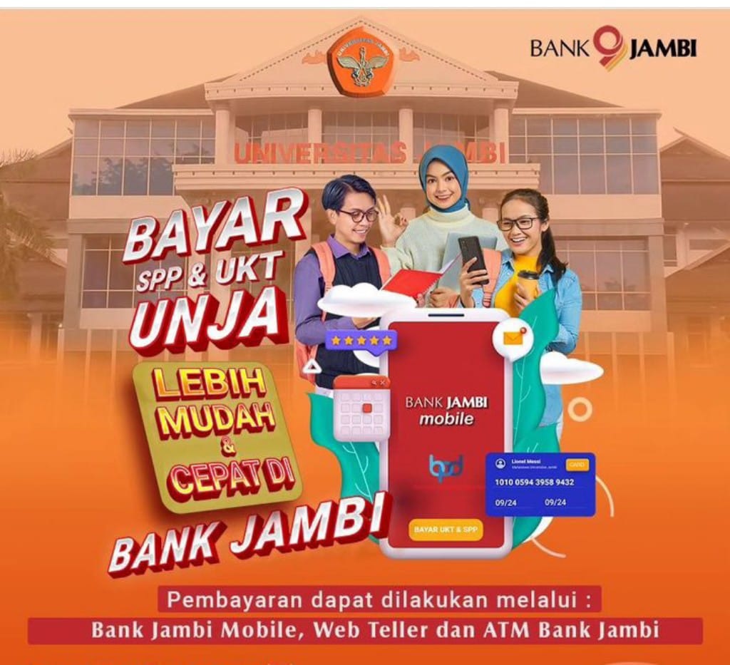 Bank Jambi Buka Layanan Pembayaran UKT dan SPP Mahasiswa Unja 