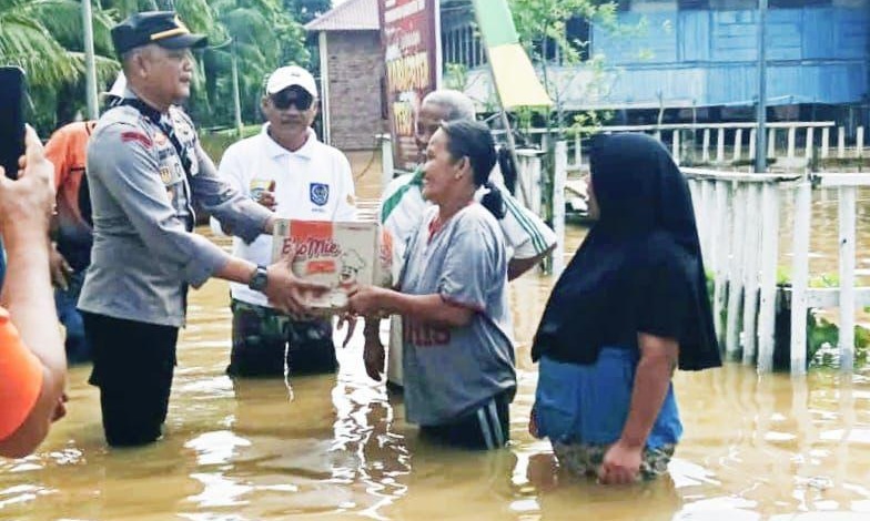 Banjir di Tebo Capai Ketinggian 2 Meter