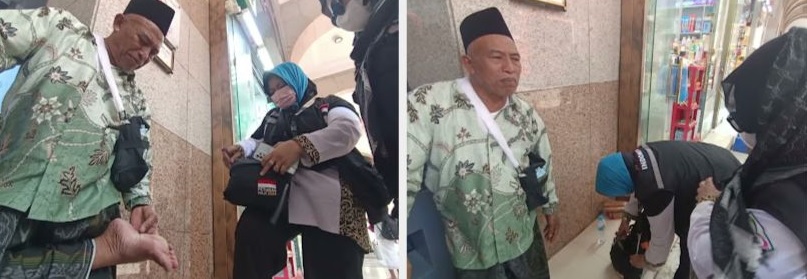 Sandal Hilang di Masjid Nabawi, Telapak Kaki Jamaah Haji Ini pun Melepuh