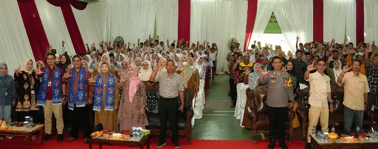 Bank Jambi dan OJK Gelar Literasi dan Inklusi Keuangan di Kecamatan Pelepat Ilir