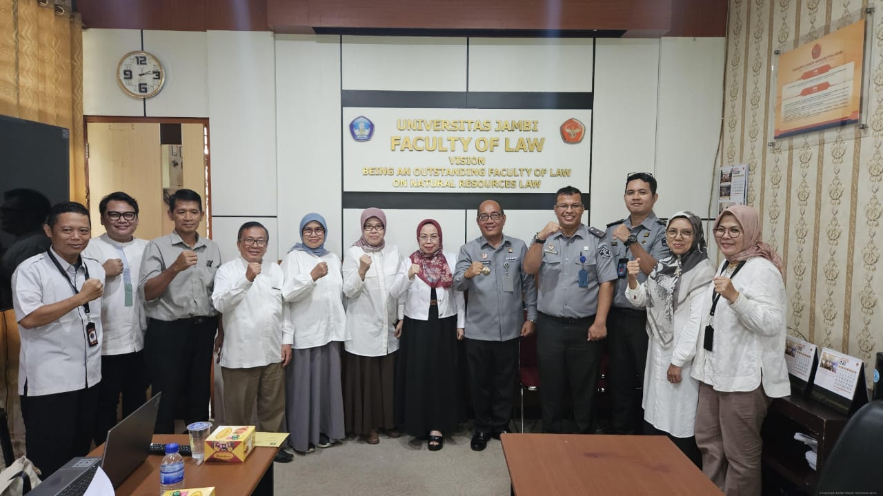 Kanwil Kemenkum Jambi Jalin Kerja Sama dengan Fakultas Hukum Universitas Jambi