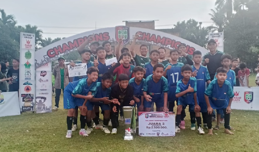Kalah Tipis dengan Tim yang Sering Juara Nasional, SSB Tunas Bangsa U-12 Raih Juara Dua