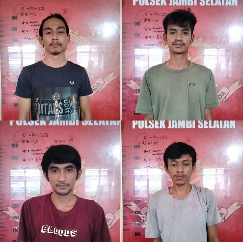 Terekam CCTV, 4 Pelaku Pencurian Modul BTS Indosat Diringkus Polisi 