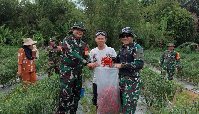 Kodim 0416 Bute Siap Dampingi Petani dalam Upaya Swasembada Pangan