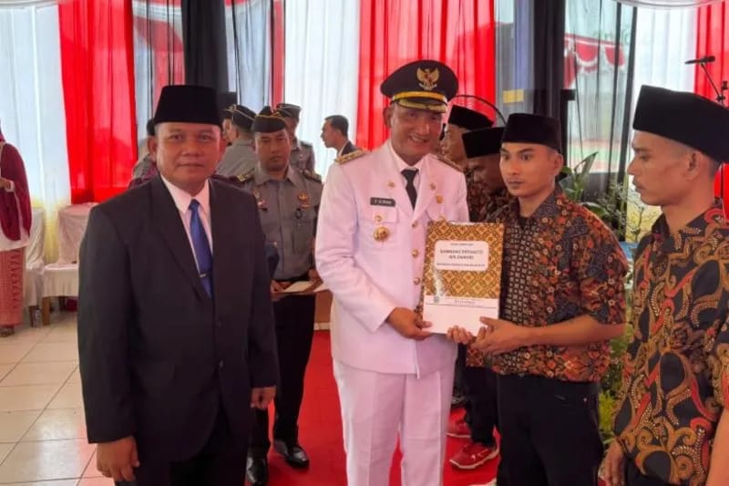 Ratusan WBP terima remisi HUT RI Bupati Sarolangun apresiasi KalapasIIB Sarolangun