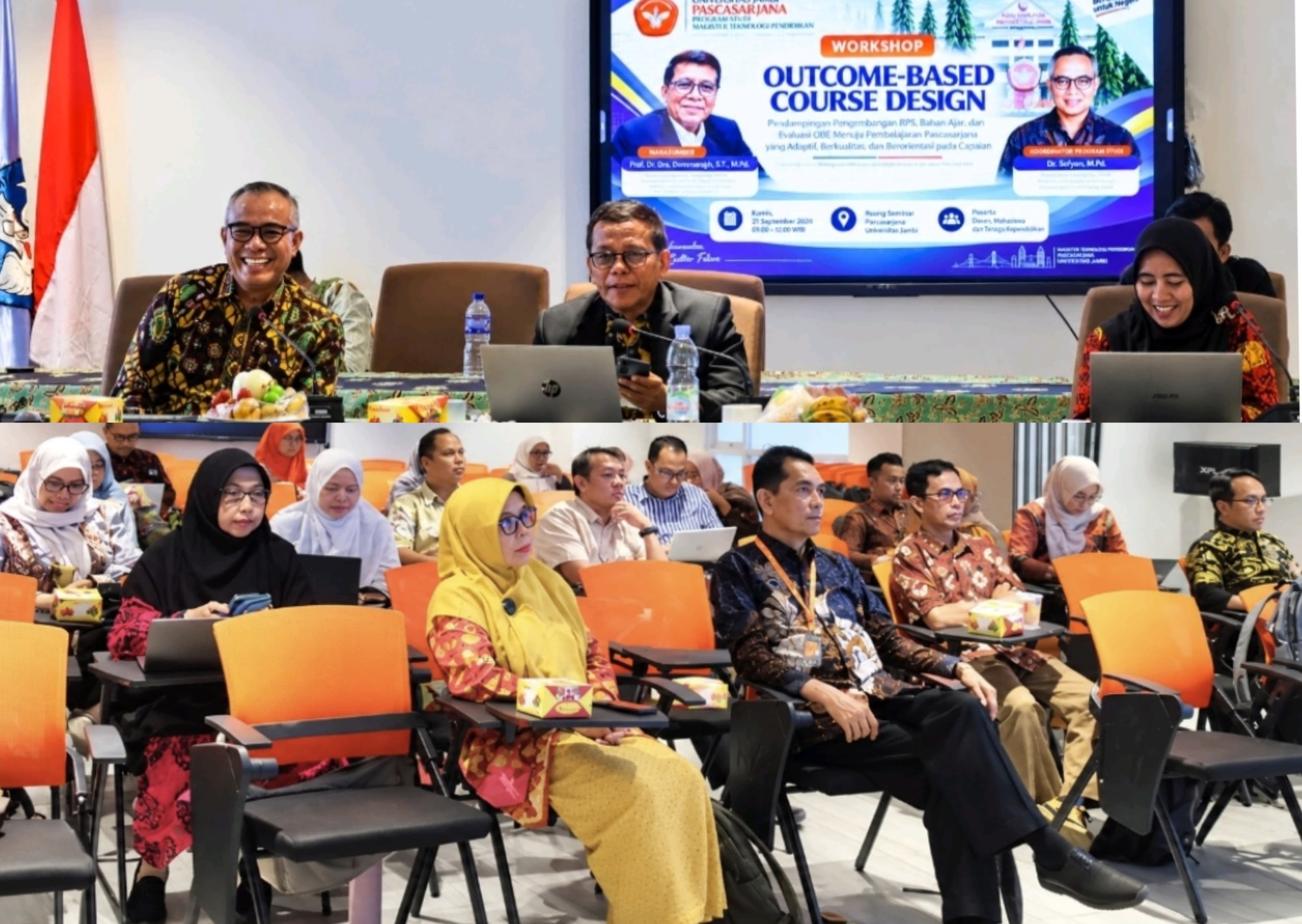 Dorong Pembelajaran Berkualitas, MTP UNJA Adakan Workshop Outcome-Based Course Design