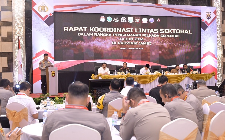 Rakor Lintas Sektoral Dalam Rangka Pengamanan Pilkada 2024