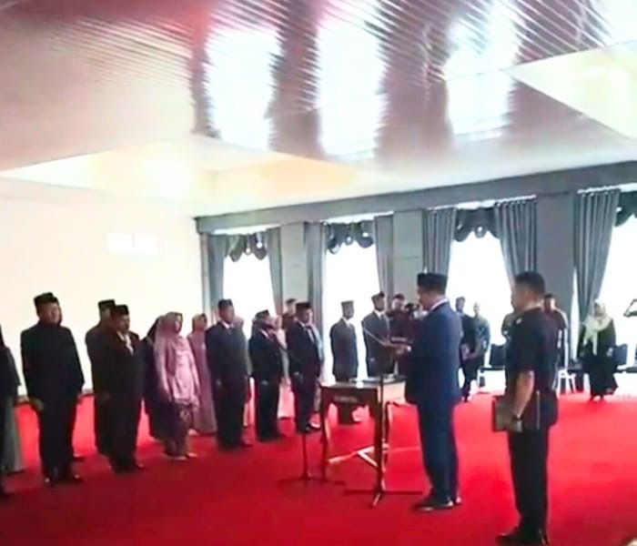 Pj Bupati Asraf Lantik Sejumlah Pejabat, Ini Nama-namanya