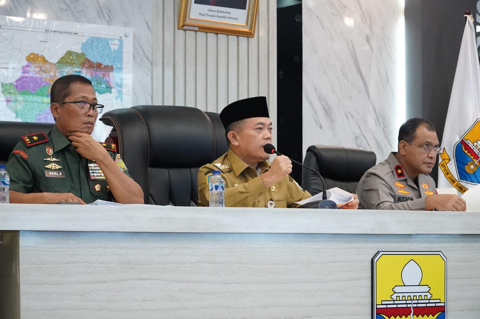 Gubernur Al Haris Laporkan Langkah Cepat Penanganan Karhutla Kepada Menteri Kehutanan dan BNPB