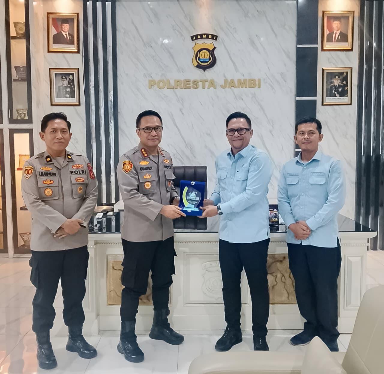 Dirut Tirta Mayang Temui Kapolresta Jambi, Perkuat Sinergi Layani Masyarakat