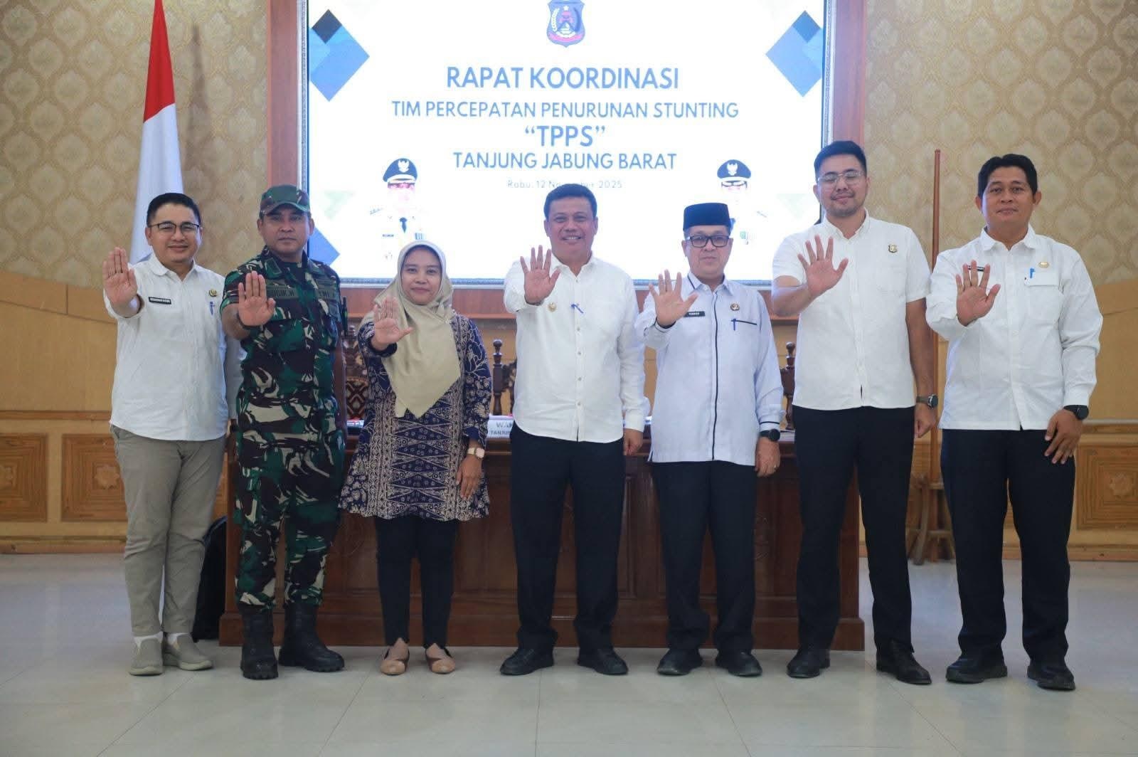 Wabup Katamso Tekankan Komitmen Bersama dalam Percepatan Penurunan Stunting di Tanjab Barat