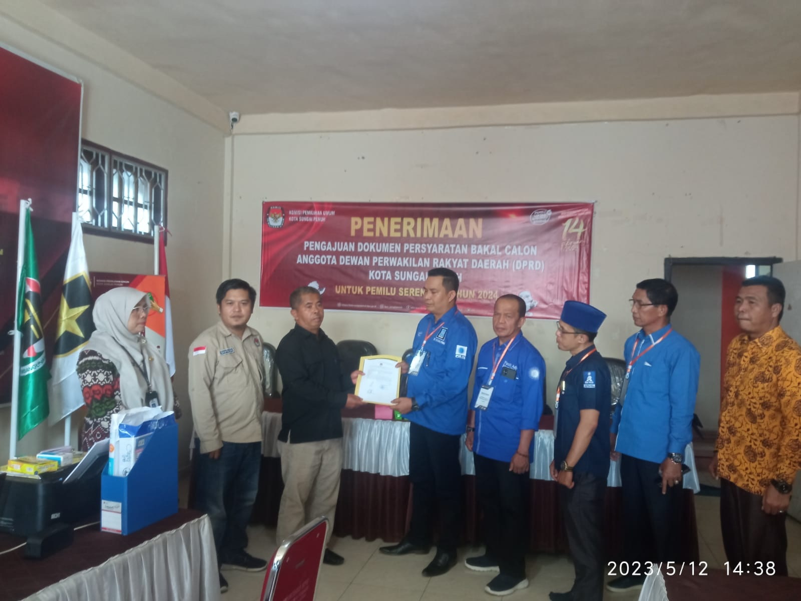 Resmi Daftarkan Caleg di KPU Sungai Penuh, PAN Incar Kursi Ketua DPRD