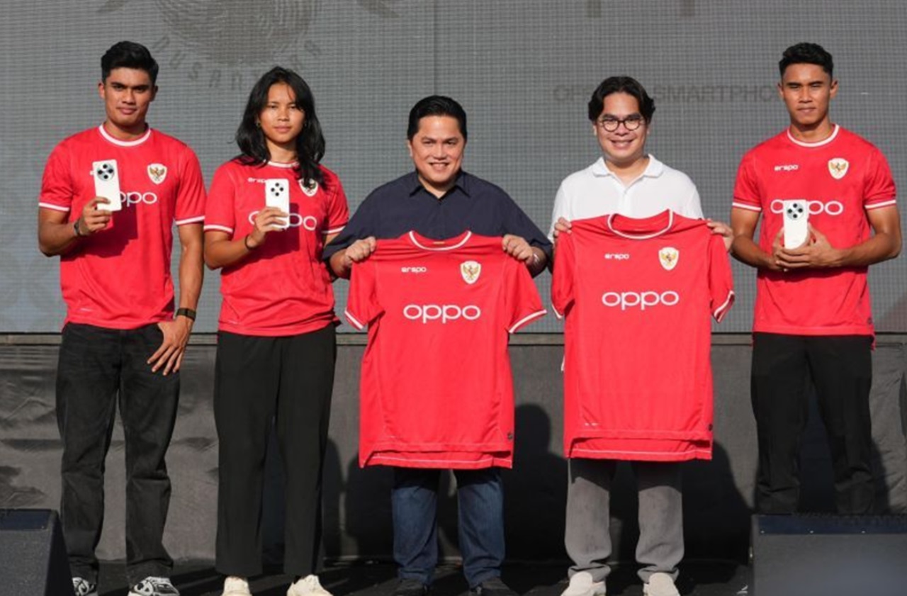 Oppo Resmi Jadi Sponsor ke 25 Timnas Indonesia