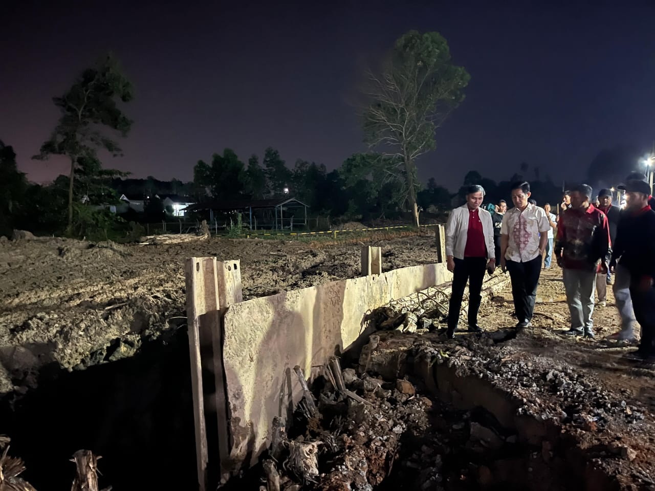 Respon Laporan Warga, Edi Purwanto Sidak ke Lokasi Proyek Drainase Kota Jambi 