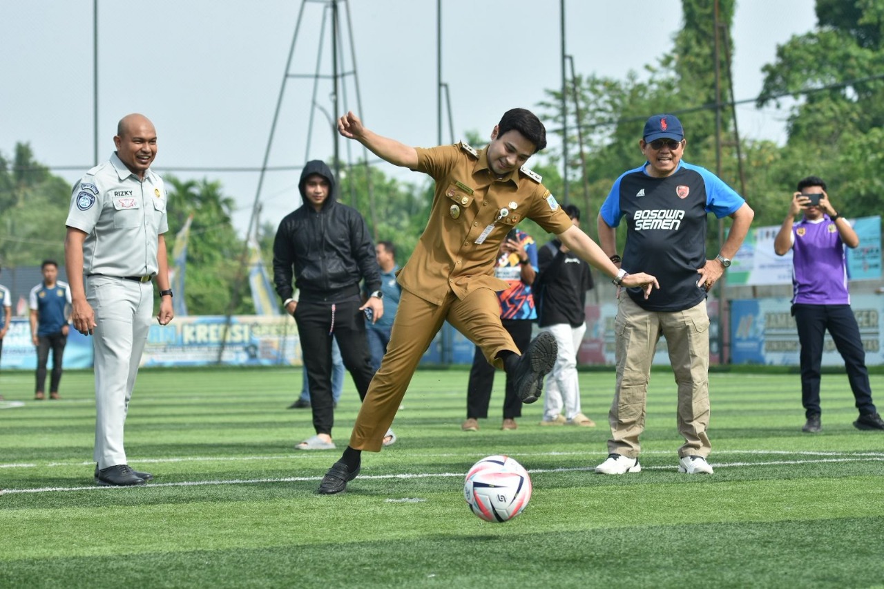 Wawako Diza Resmi Buka Tournament Mini Soccer Memperingati Harhubnas