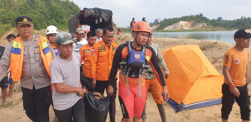 Tenggelam di Bekas Galian Tambang Batu Bara, Pemuda di Tebo Ditemukan Tak Bernyawa