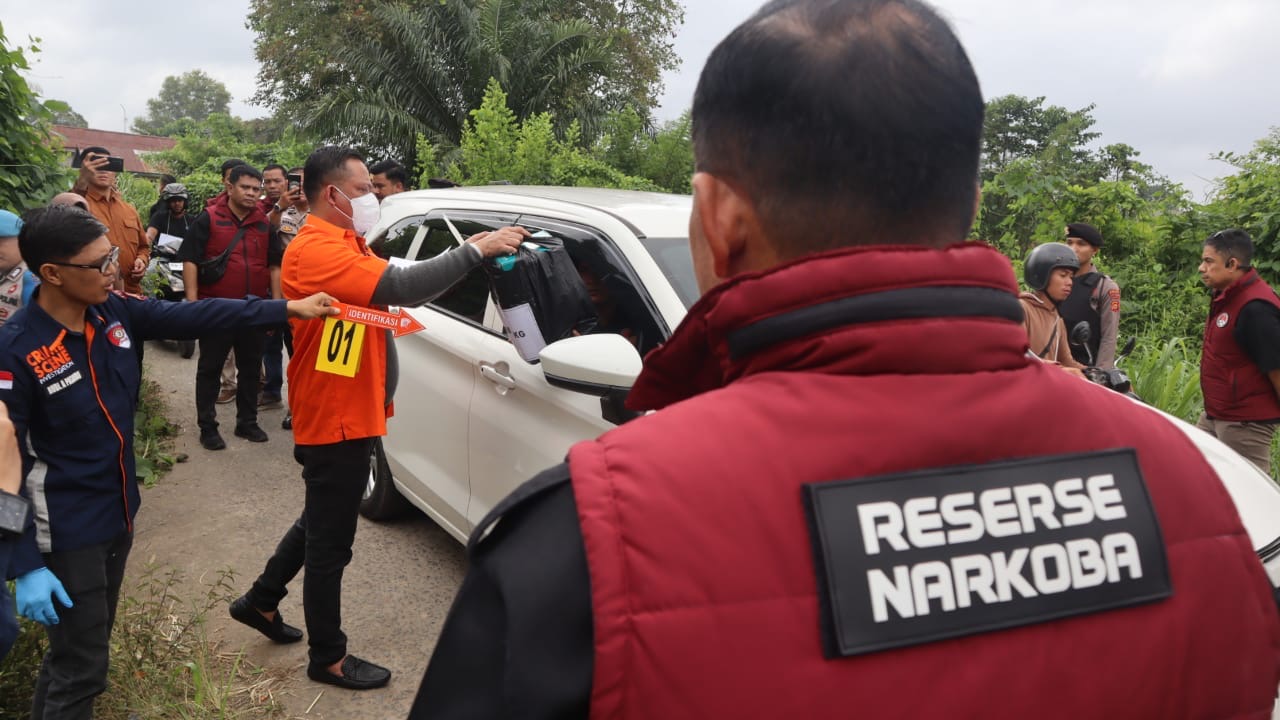 Polda Jambi Gelar Rekonstruksi Kasus Narkoba Jaringan Helen dan Diding, Libatkan LPSK