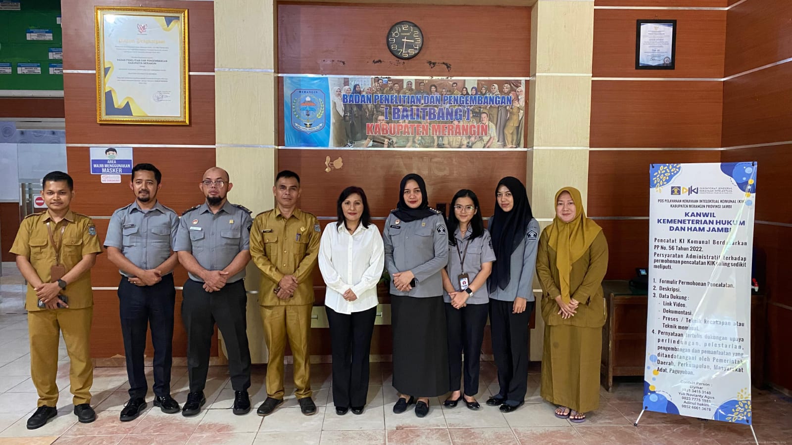 Kanwil Kemenkum Jambi Adakan Pendampingan KI, Dorong Peningkatan Nilai Produk Lokal