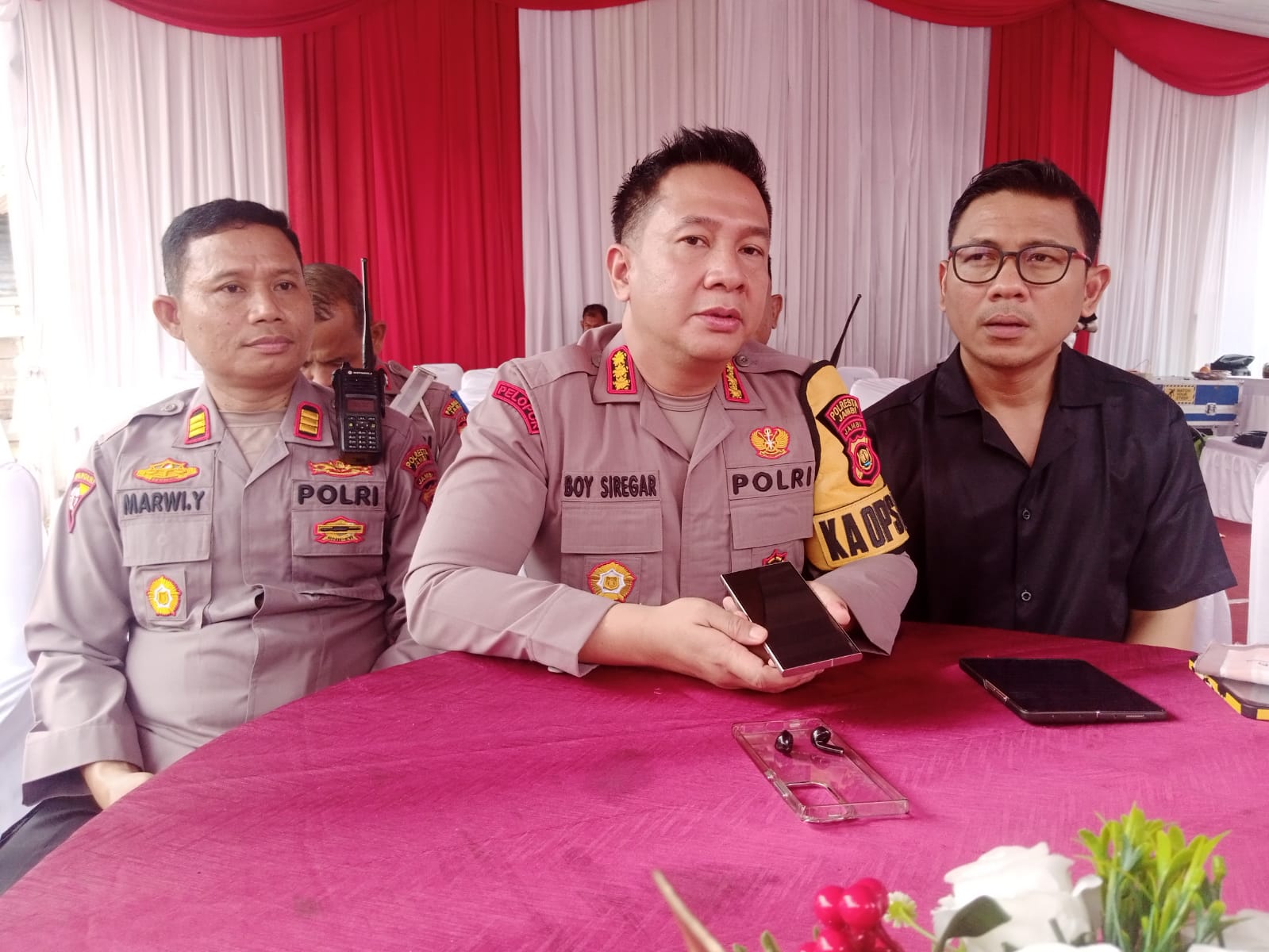 Polresta Jambi Tetapkan Tiga Tersangka Kasus Pengeroyokan dan Penikaman Anggota Brimob, Satu Orang DPO 