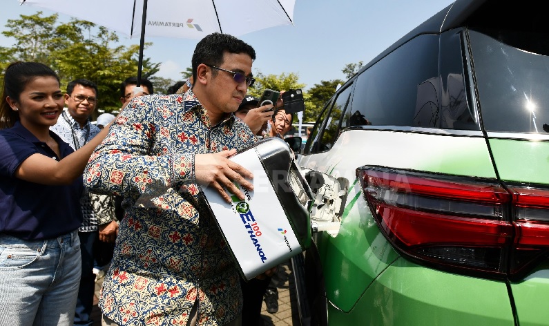 Uji Coba Bioethanol 100% di GIIAS 2024, Kolaborasi Pertamina-Toyota