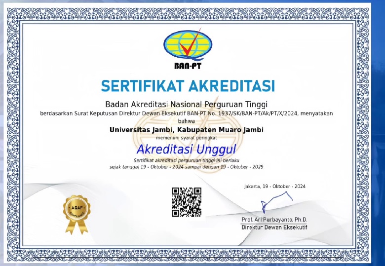 Universitas Jambi Raih Akreditasi Unggul, Siap Menuju World Class Entrepreneurship University