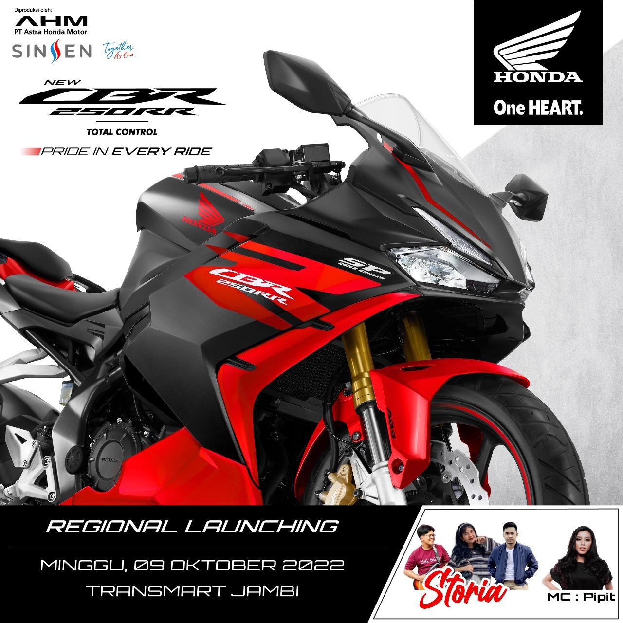 Supersport New CBR250RR Segera Meluncur di Jambi 