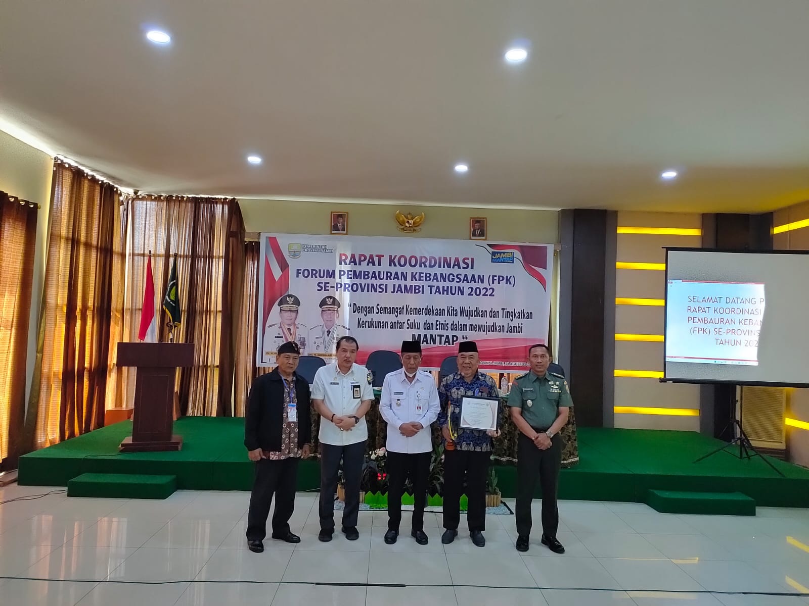 Bakesbangpol Gelar Rakor FPK se-Provinsi Jambi Tahun 2022