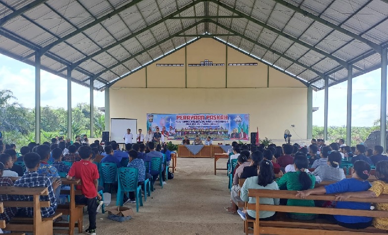 Rayakan Paskah, PGID Bersama Polres Sarolangun Gelar Penyuluhan Hukum