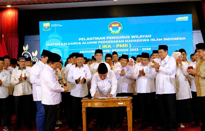 Gubernur Al Haris : PMII Jambi Sukses Mencetak Kader