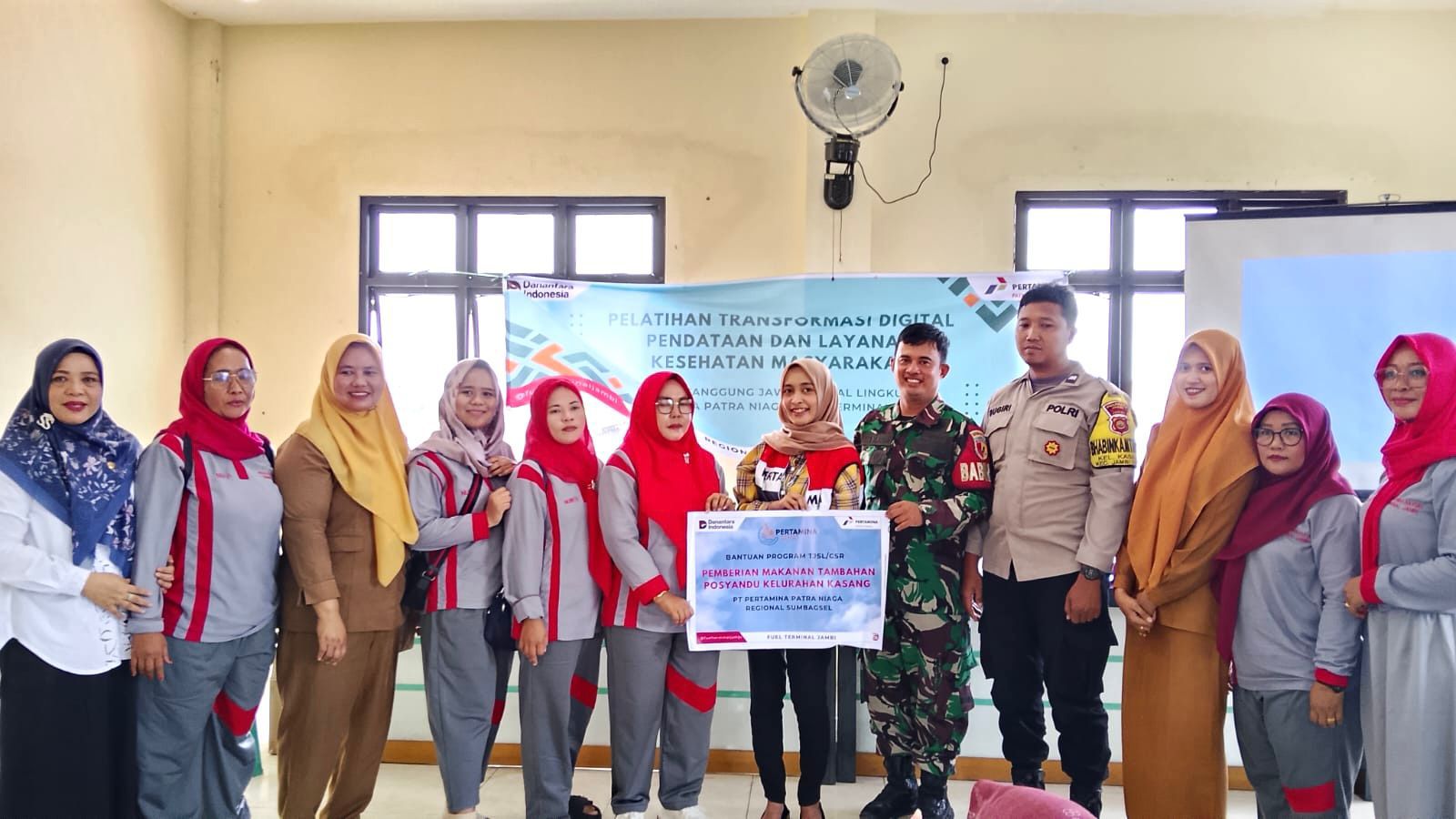 Pertamina Patra Niaga Regional Sumbagsel Menginisiasi Transformasi Digital Posyandu