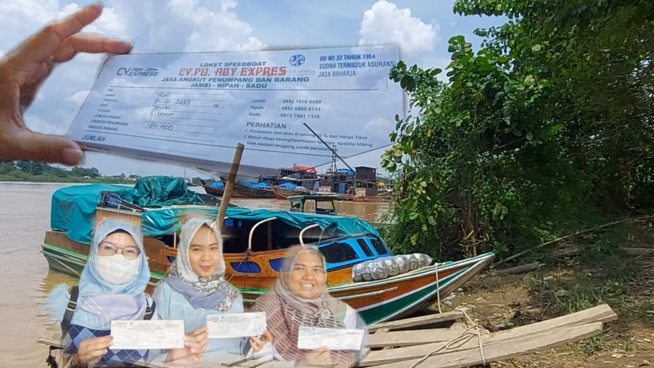 Penumpang Spead Boat Aby Ekspres Jurusan Jambi Nipah Terlindungi Jasa Raharja