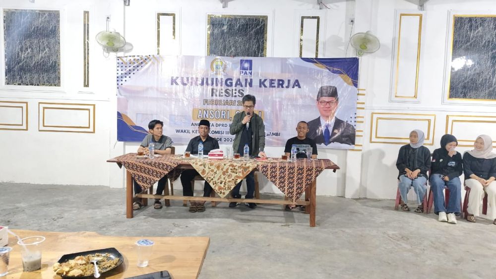 Anggota DPRD Jambi Ansori Janji Perjuangkan Perda Inisiatif Terkait Investasi