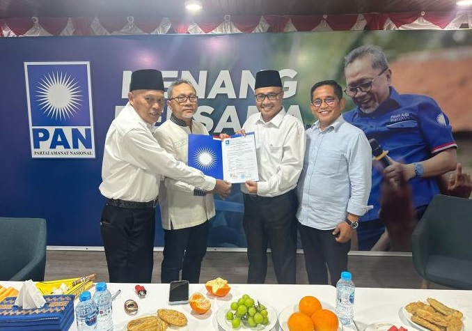 Alfin-Azhar Hamzah Terima Rekomendasi PAN, Resmi Berpasangan di Pilwako Sungai Penuh 