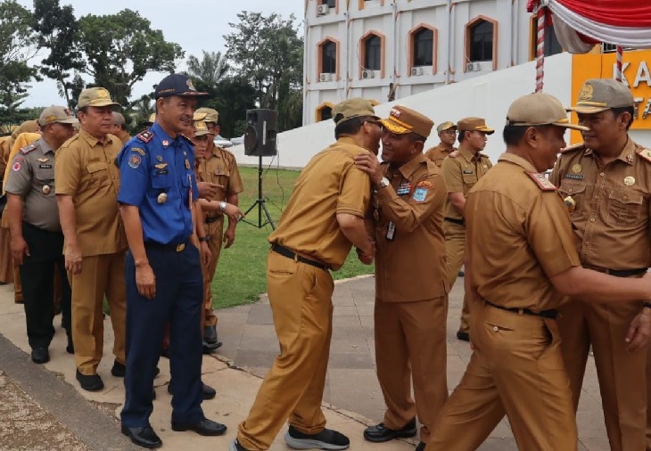 Jelang Akhiri Tugas Pj Bupati, Pj Bupati Merangin Jangcik Mohza Pamitan