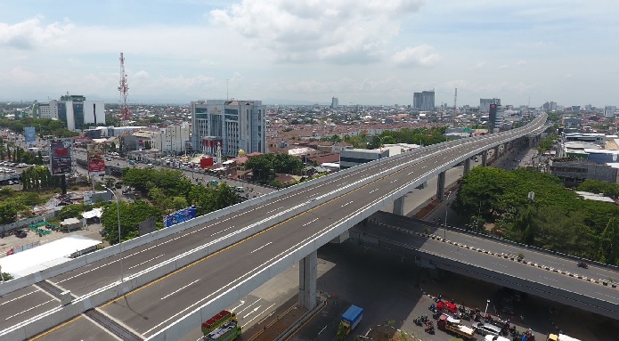 Jadi Ikon Terbaru Kota, Jalan Tol Layang di Indonesia Timur Dibangun Tanpa Pembebasan Lahan