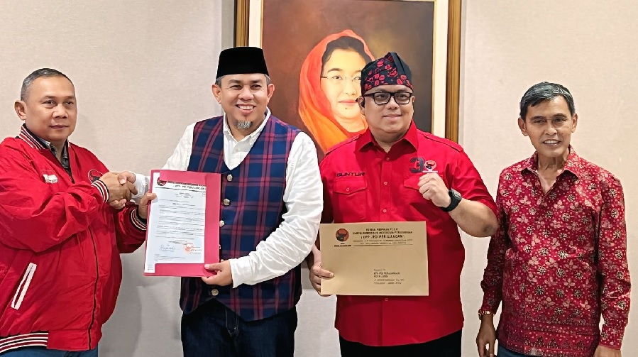 BREAKING NEWS: HAR-Guntur Resmi Kantongi Rekomendasi PDIP  di Pilwako Jambi