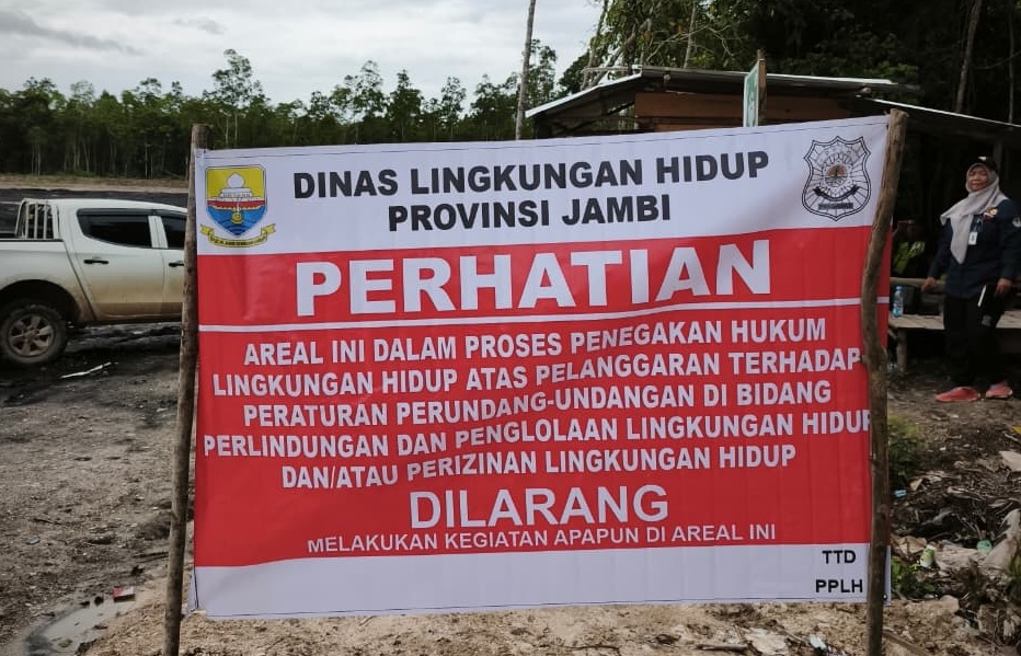 Stokpile PT. Gelora Sukses Bersama di Tenam Ditutup Sementara:Belum Punya Izin Persetujuan Lingkungan Lengkap
